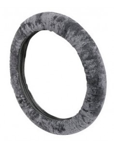 COPRIVOLANTE UNIVERSALE AUTO MODELLO PECORA GRIGIO INVERNO