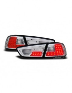 FARI POSTERIORI A LED CROMATI MITSUBISHI LANCER 5p dal 2007-