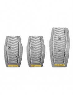 PEDALIERA IN ALLUMINIO ARGENTO PER CAMBIO MANUALE MOMO