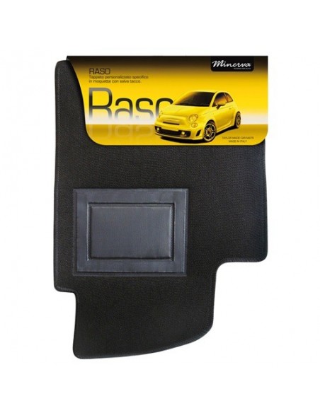 TAPPETI SU MISURA IN MOQUETTE NERO NISSAN MICRA dal 2003-2010