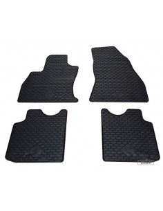 4 TAPPETI GOMMA NERI FIAT 500L dal 2013-