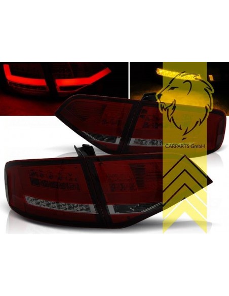 FARI POSTERIORI A LED "NOIR/FUME" AUDI A4 (B8) BERLINA 2007-2011