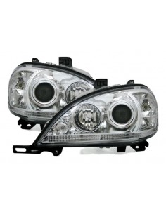 FARI ANTERIORI CROMATI MERCEDES ML (W163) 2001-2005