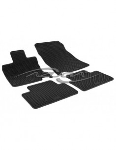 4 TAPPETI GOMMA NERI NISSAN QASHQAI dal 2014-