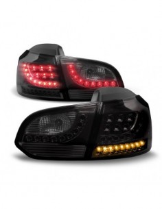 FARI POSTERIORI A LED NERI VOLKSWAGEN GOLF 6 2008-2012