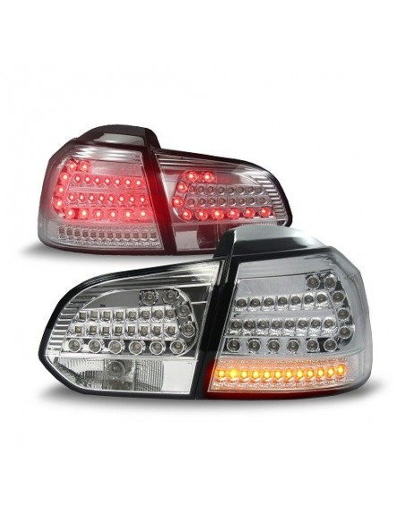 FARI POSTERIORI A LED CROMATI VOLKSWAGEN GOLF 6 2008-2012