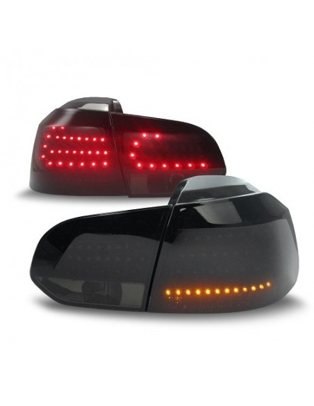 FARI POSTERIORI A LED NERI VOLKSWAGEN GOLF 6 2008-2012