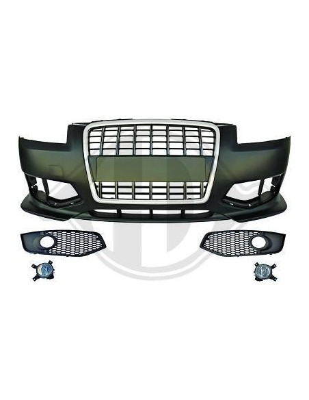 PARAURTI ANTERIORE CON GRIGLIE E FENDINEBBIA AUDI A3 2005-2008