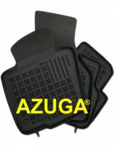 4 TAPPETI GOMMA NERI 4cm AUDI A2 dal 1999-