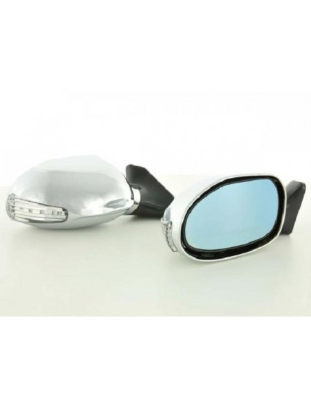 SPECCHI SPORTIVI ELETTRICI CROMATI CON INDICATORE