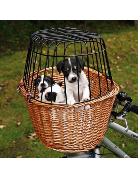 CESTINO PER BICICLETTA IN VIMINI 44x48x33cm