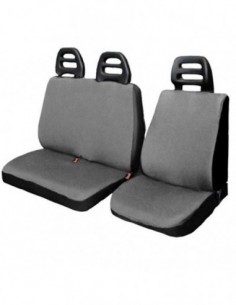 SET COPRISEDILI UNIVERSALI POLIESTERE GRIGIO ANTERIORE...