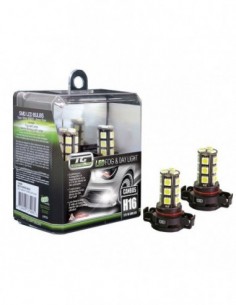 COPPIA LAMPADINE A LED H16 PS19W 6000K BIANCO GHIACCIO