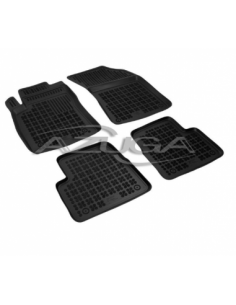 4 TAPPETI GOMMA NERI 4cm CITROEN C3 dal 2016 IN POI