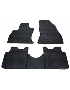 4 TAPPETI GOMMA NERI FIAT 500L dal 2013-