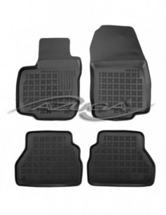 4 TAPPETI GOMMA NERI 4cm FORD B-MAX dal 2012-