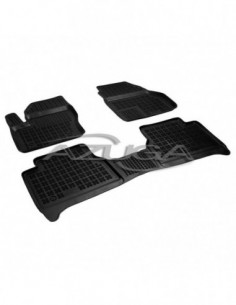 3 TAPPETI GOMMA NERI 4cm FORD TOURNEO CONNECT dal 2014-