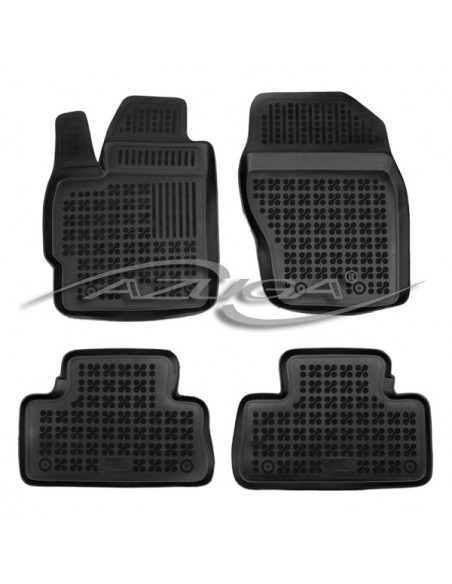 4 TAPPETI GOMMA NERI 4cm MAZDA CX-7 dal 2009-