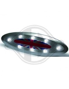 PLAFONIERA ARGENTO PER MINI COOPER R56 dal 2006 al 2010