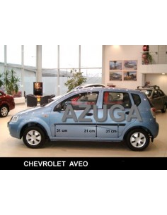 MODANATURE LATERALI CHEVROLET AVEO 3/5p dal 2008-2011