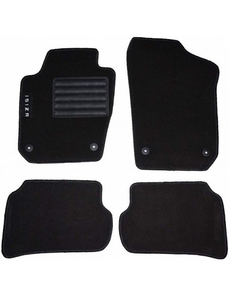 TAPPETI SPECIFICI IN MOQUETTE SEAT IBIZA 6J dal 2008-2017