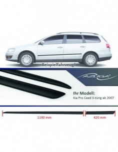 MODANATURE LATERALI KIA CEED 3p dal 2007-2012