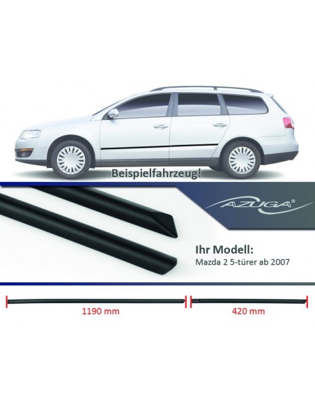 MODANATURE LATERALI MAZDA 2 dal 2007-2014
