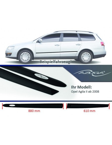 MODANATURE LATERALI OPEL AGILA dal 2008-