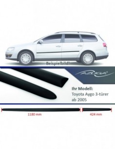 MODANATURE LATERALI TOYOTA AYGO 3p dal 2005-