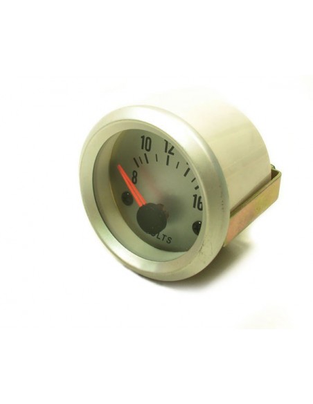VOLTMETRO 52MM SILVER