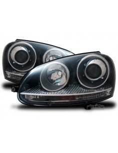 FANALI ANTERIORI VOLKSWAGEN GOLF 5 NERI dal 2003-2008