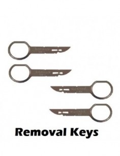 CHIAVI RIMOZIONE AUTORADIO CD ESTRAZIONE PER FORD