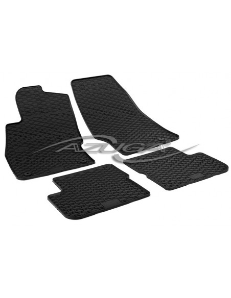 4 TAPPETI GOMMA NERI OPEL CORSA E dal 2014-