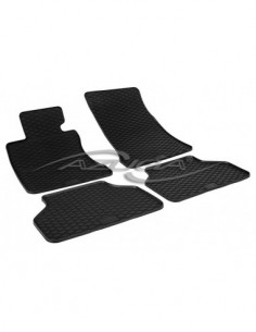 4 TAPPETI GOMMA NERI BMW SERIE 5 TOURING (E61) dal 2004-2010