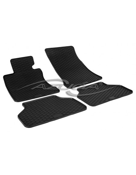 4 TAPPETI GOMMA NERI BMW SERIE 5 TOURING (E61) dal 2004-2010