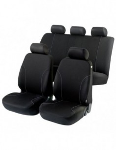 SET COPRISEDILI UNIVERSALI NERI IN POLIESTERE