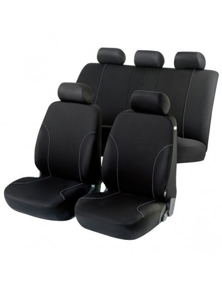 SET COPRISEDILI UNIVERSALI NERI IN POLIESTERE