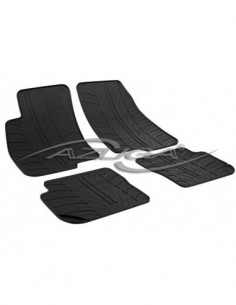 4 TAPPETI GOMMA NERI FIAT PUNTO EVO dal 2009-