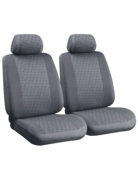 COPPIA COPRISEDILI ANTERIORI "GLAMUR" GRIGIO