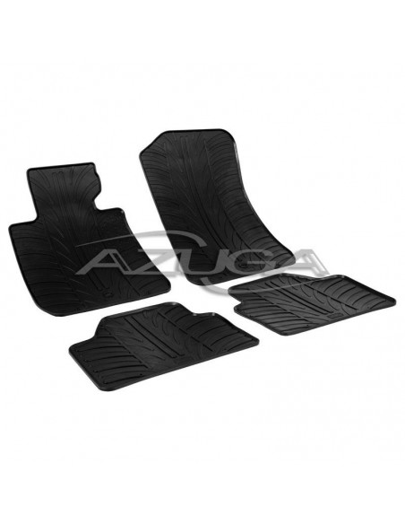 4 TAPPETI GOMMA NERI BMW X1 DAL 2009 IN POI