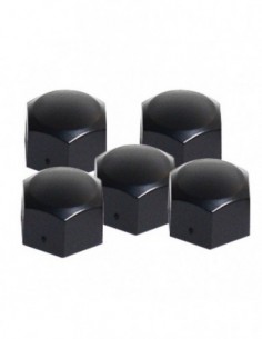 COPRIBULLONI NERI "SIMONI RACING" MISURA 17mm