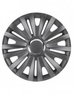 4 BORCHIE COPRICERCHI DA 14" GRAFITE SPORTIVI