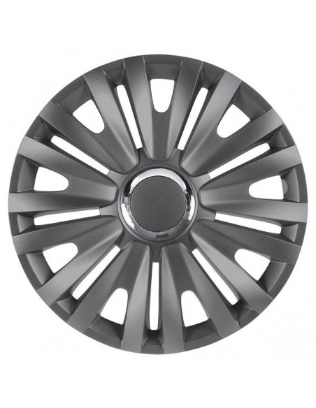 4 BORCHIE COPRICERCHI DA 14" GRAFITE SPORTIVI