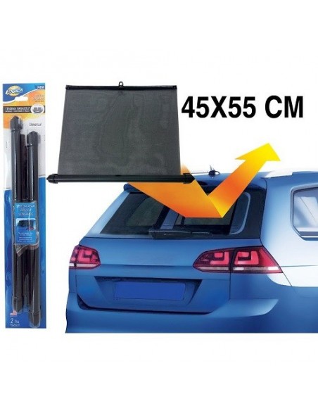 TENDINA PARASOLE LATERALE NERA 45x55cm CON VITI