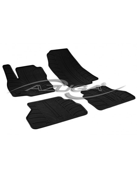 4 TAPPETI GOMMA NERI FORD B-MAX dal 2012-