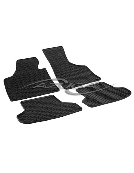 4 TAPPETI GOMMA NERI AUDI A3 SPORTBACK (8PA) dal 2004-2013