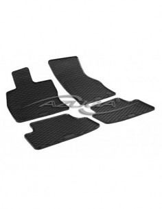 4 TAPPETI GOMMA NERI AUDI A3 SPORTBACK (8VA) dal 2013-