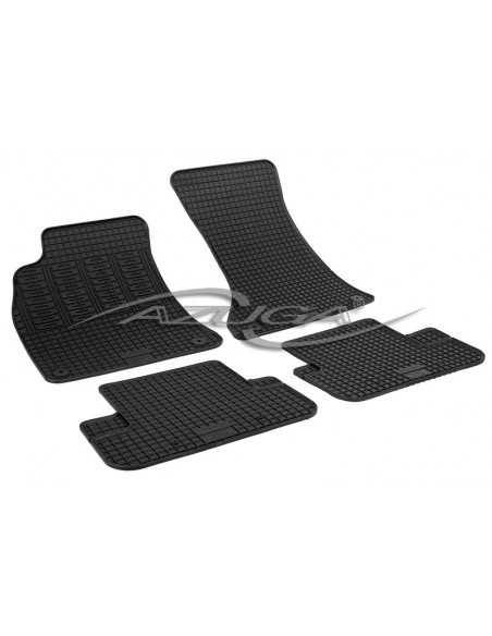 4 TAPPETI GOMMA NERI AUDI A4 BERLINA (8K/B8) dal 2007-2015