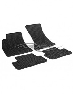 4 TAPPETI GOMMA NERI AUDI A4 AVANT (8K/B8) dal 2008-2015