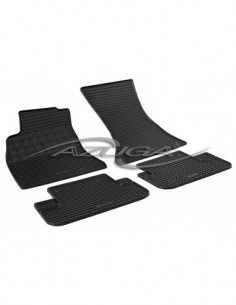 4 TAPPETI GOMMA NERI AUDI A4 BERLINA (B8) dal 2007-2015